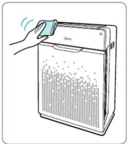 Winix HR900 - Cleaning the exterior - 1