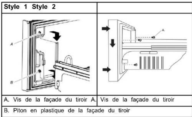 KITCHENAID KRFF300EBS - RéINSTALLER LE TIROIR - 1
