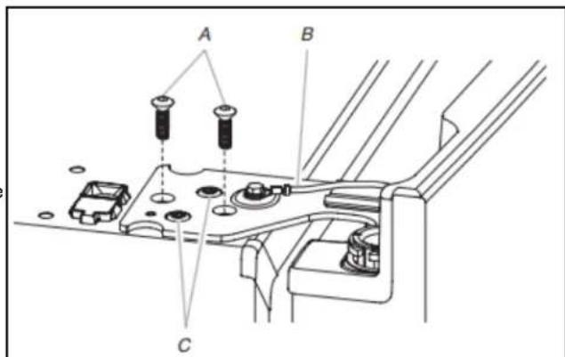 KITCHENAID KRFF300EBS - Retrait de la porte de gauche du réfrigérateur - 5