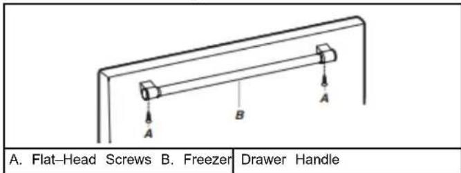 KITCHENAID KRFF300EBS - Freezer Door Handle Style 4 - 1