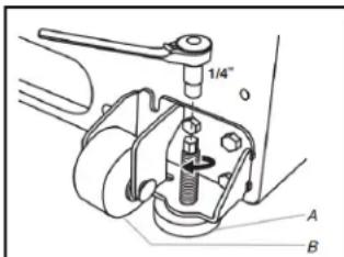 KITCHENAID KRFF300EBS - Ajustement de l'inclinaison de la caisse : - 1