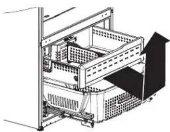 GE PFD28KYNFS - RETRAIT DU PANIER DU CONGÉLATEUR - 5