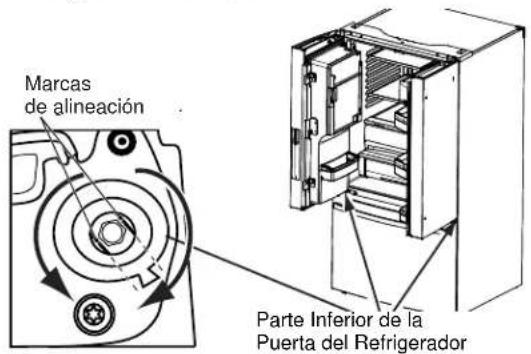 GE PFD28KYNFS - REINSTALLACION DE LAS PUERTAS DEL REFRIGERADOR - 3