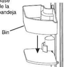 GE PFD28KYNFS - Para colocar la bandeja giratoria en la puerta: - 2