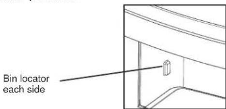 GE PFD28KYNFS - To place bins into doors: - 3
