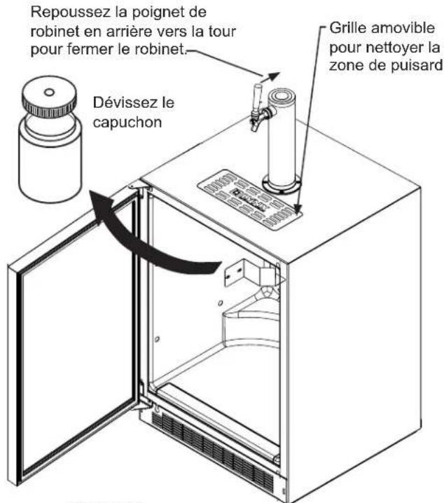LYNX LM24BFL1 - Nettoyage du puisard de drainage - 1