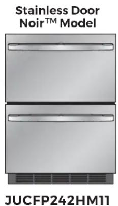 JENN-AIR JUDFP242HM - REFRIGERATOR/FREEZER DRAWERS (WITH ICE MAKER AND WATER FILTER) - 1