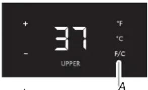 JENN-AIR JUDFP242HM - Viewing Celsius temperatures: - 1