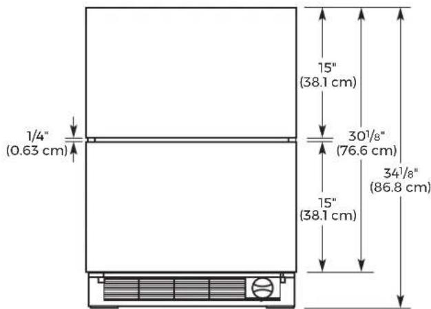 JENN-AIR JUDFP242HM - DIMENSIONES DE APERTURA: - 3