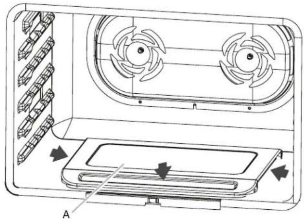 KITCHENAID KFGC558JSS - Vuelva a colocar la cubierta del quemador para hornear del hora - 2