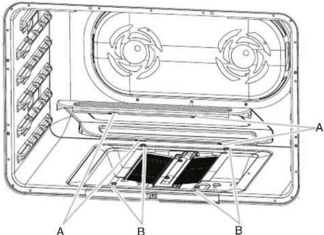 KITCHENAID KFGC558JSS - Réinstaller le couvercle du brûleur de cuisson au four - 1