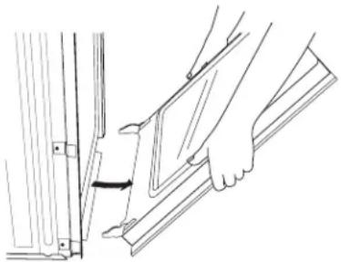 KITCHENAID KFGC558JSS - Door Removal - 4