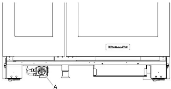 KITCHENAID KFGC558JSS - Para convertir el regulator de presión de gas natural a gas propano - 2