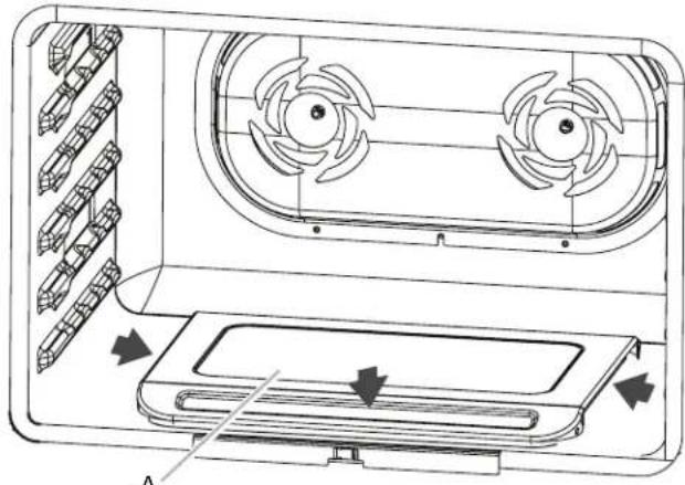 KITCHENAID KFGC558JSS - Réinstaller le couvercle du brûleur de cuisson au four - 2