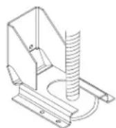 KITCHENAID KFGC558JSS - Vérification de l'emplacement de la bride antibasculement - 1