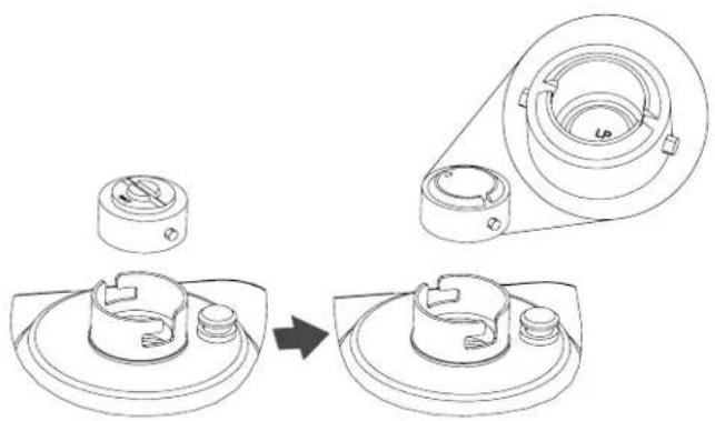 KITCHENAID KFGC558JSS - To Convert Gas Pressure Regulator from Natural Gas to Propane - 4