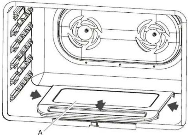 KITCHENAID KFGC558JSS - Réinstaller le couvercle du brûleur de cuisson au four - 2