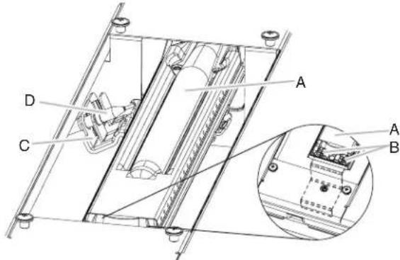 KITCHENAID KFGC558JSS - Convert alem qemador para hornear del horno (cavidadel horno izquierdo en los modelos de 48^ [121,9 cm]) - 2