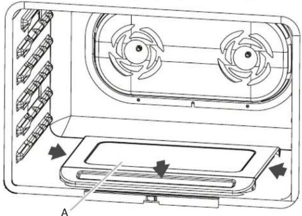 KITCHENAID KFGC558JSS - Vuelva a colocar la cubierta del quemador para hornear del hora - 2