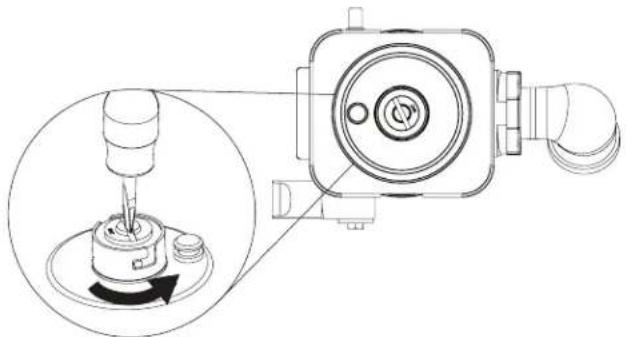 KITCHENAID KFGC558JSS - Para convertir el regulator de presión de gas natural a gas propano - 3