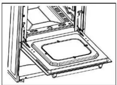Avanti DGR24P3S - REMOVING THE OVEN DOOR - 1