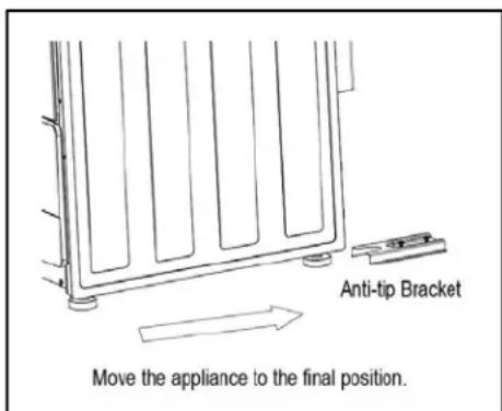 Avanti DGR24P3S - ANTI-TIP BRACKET INSALLATION - 2