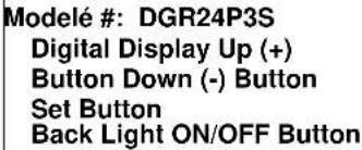Avanti DGR24P3S - MISE EN GARDE: - 4