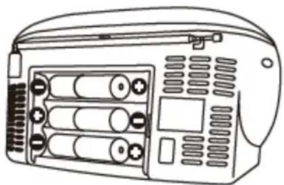 THOMSON RK200DABCD - Verwendung von Batterien - 1