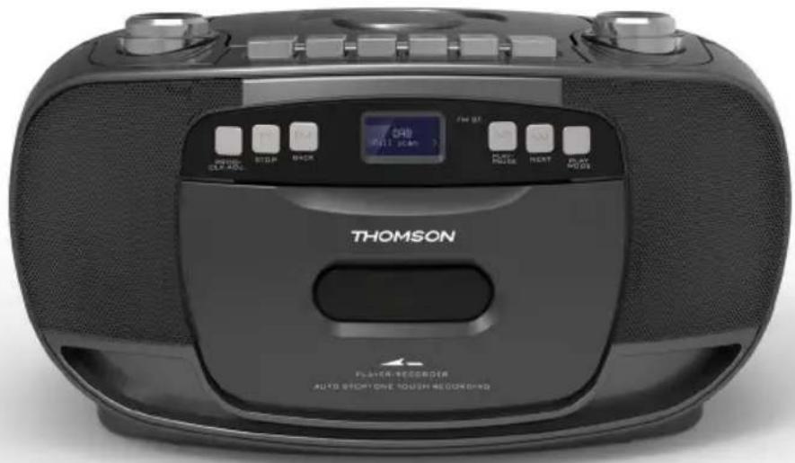 THOMSON RK200DABCD - DAB/FM/CD/CASSETE/ENTRADA DE ÁUDIO - 1