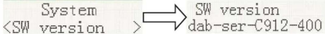 THOMSON RK200DABCD - Szoftververzió - 1