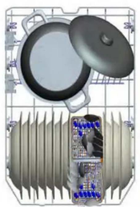TELEFUNKEN TFGS45SI10A+++ - Panier supérieur à couverts - 3