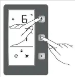 TELEFUNKEN TFK373FE2 - Cooler temperature settings - 1