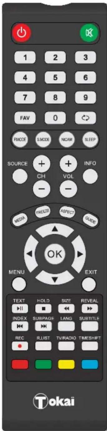 TOKAI TTE32A6604K - REMOTE CONTROL - 1