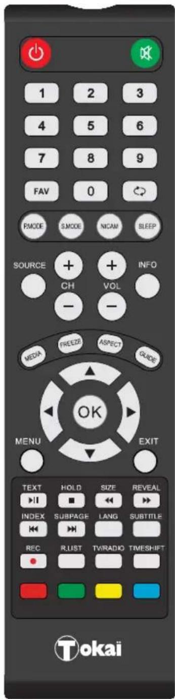 TOKAI TTE32A6604K - TELECOMMANDE - 2
