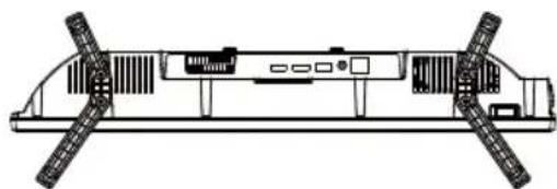 TOKAI TTE32A6604K - ATTACHING/DETACHING THE STAND - 3