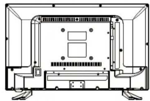 TOKAI TTE32A6604K - ATTACHING/DETACHING THE STAND - 2