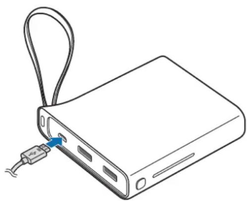 SAMSUNG EBPA710 - Opladning af batteriet - 2