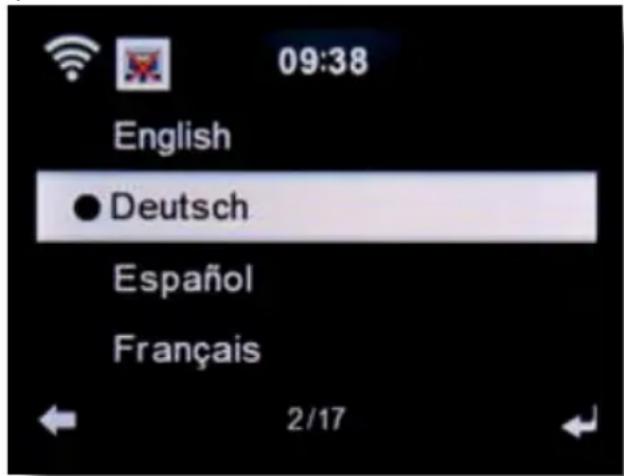 THOMSON MIC500IWF - Language (Sprache) - 1
