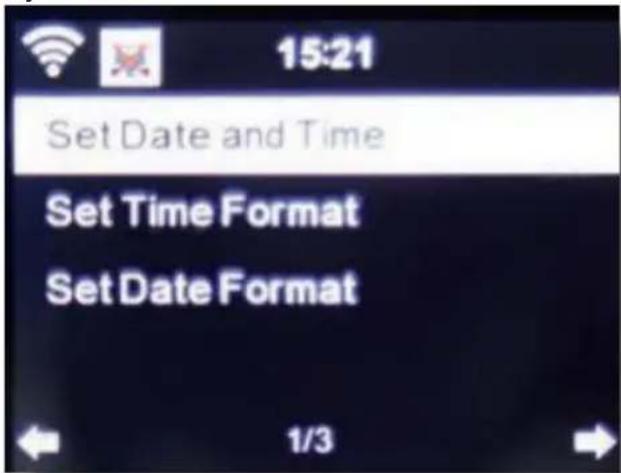THOMSON MIC500IWF - "Time & date" (Fecha y hora) - 1