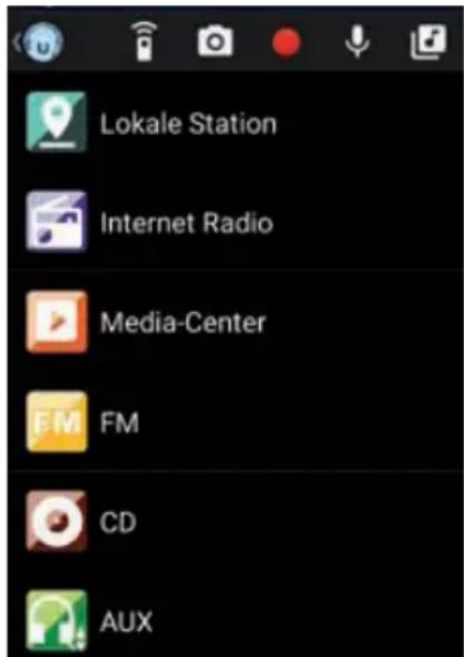 THOMSON MIC500IWF - Main menu - 1