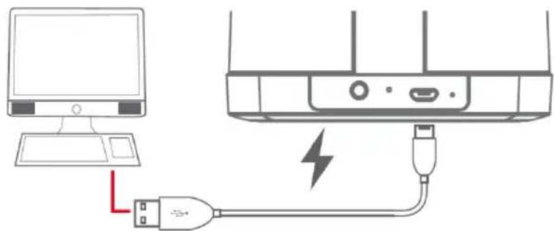 THOMSON WS07VCA - Charging the speaker - 1