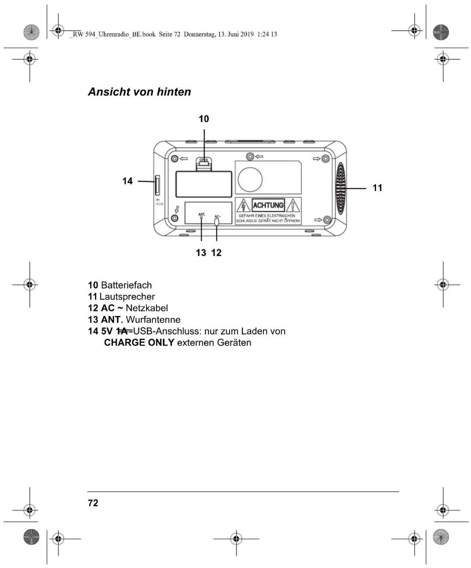 Terris RW 594 - Reinigung und Pflege - 4