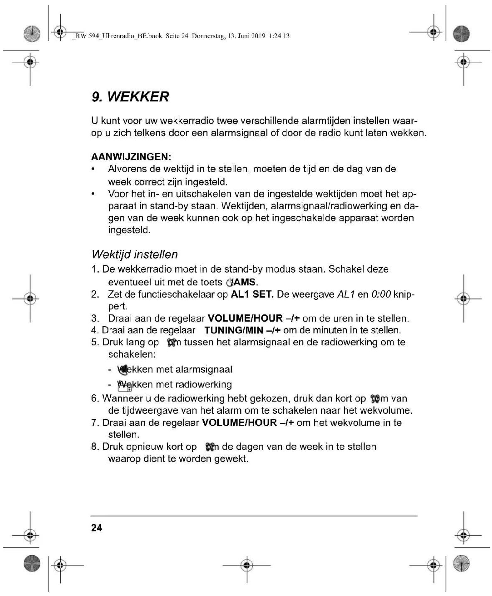 Terris RW 594 - Opslagplaatsen wissen - 2
