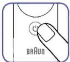 BRAUN ThermoScan IRT 6510 - Push the Power button - 1