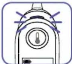 BRAUN ThermoScan IRT 6510 - The lens filter indicator will blink to signal one is needed. - 9