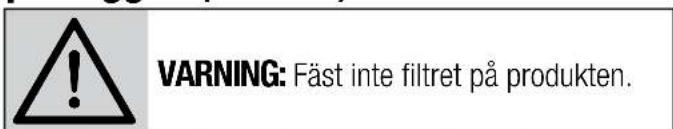 BEKO GNE60530DXN - Fästa externt filter på vöggen (Tillbehör) - 1