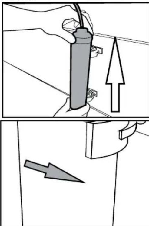 BEKO GNE60530DXN - Fixing external filter on the wall (Optional) - 5