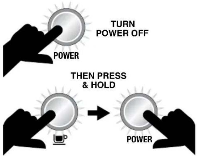 SAGE the Dual Boiler BES920 - ACCESSO AL MENU DELLE FUNZIONI AVANZATE - 1