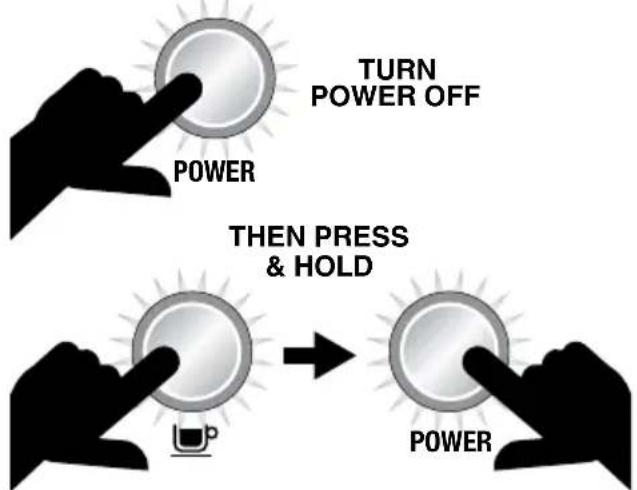 SAGE the Dual Boiler BES920 - ACCÉDER AU MENU AVANCE - 1