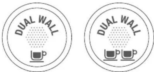 SAGE the Dual Boiler BES920 - Filtermanden met DUBBELE WAND - 1